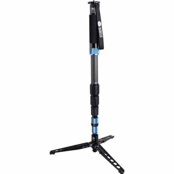 SIRUI MONOPOD P-424SR CARBON FIBER PHOTO VIDEO STAND PLUS INDURO TH4 TRIPOD HEAD - Picture 1 of 16